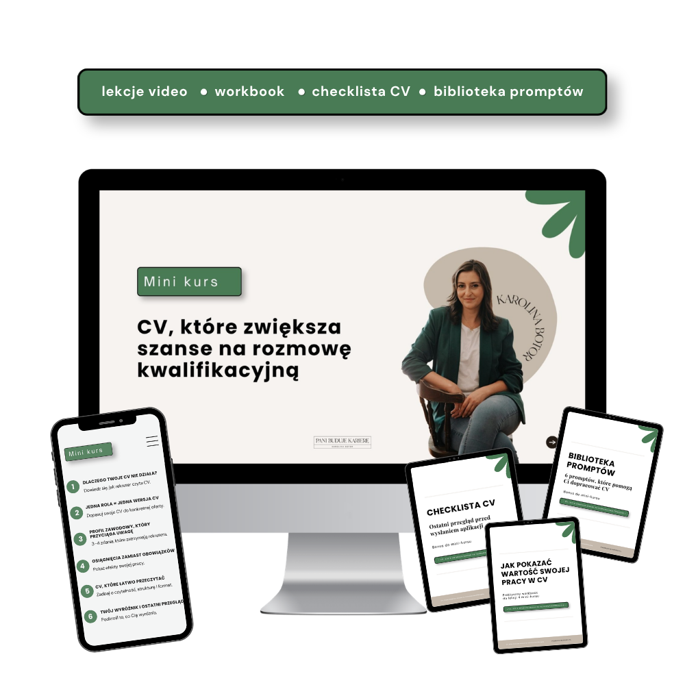 Mini-kurs: CV, które zwiększa szanse na rozmowę kwalifikacyjną